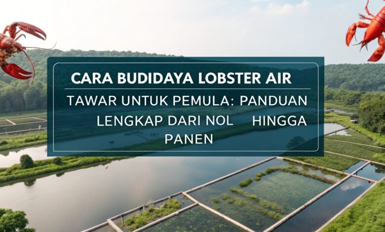 Cara Budidaya Lobster Air Tawar